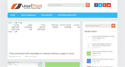 Desktop Screenshot of linuxtpoint.com